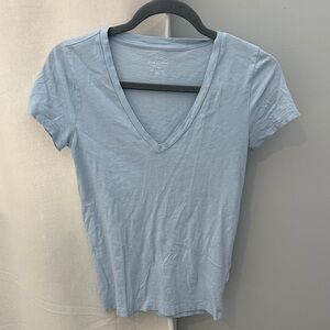 Light Blue V-Neck J. Crew Women’s Top